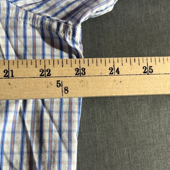 Simply Southern Shirt Mens Size XL White Blue Plaid Button Down Casual Preppy - Picture 9 of 9